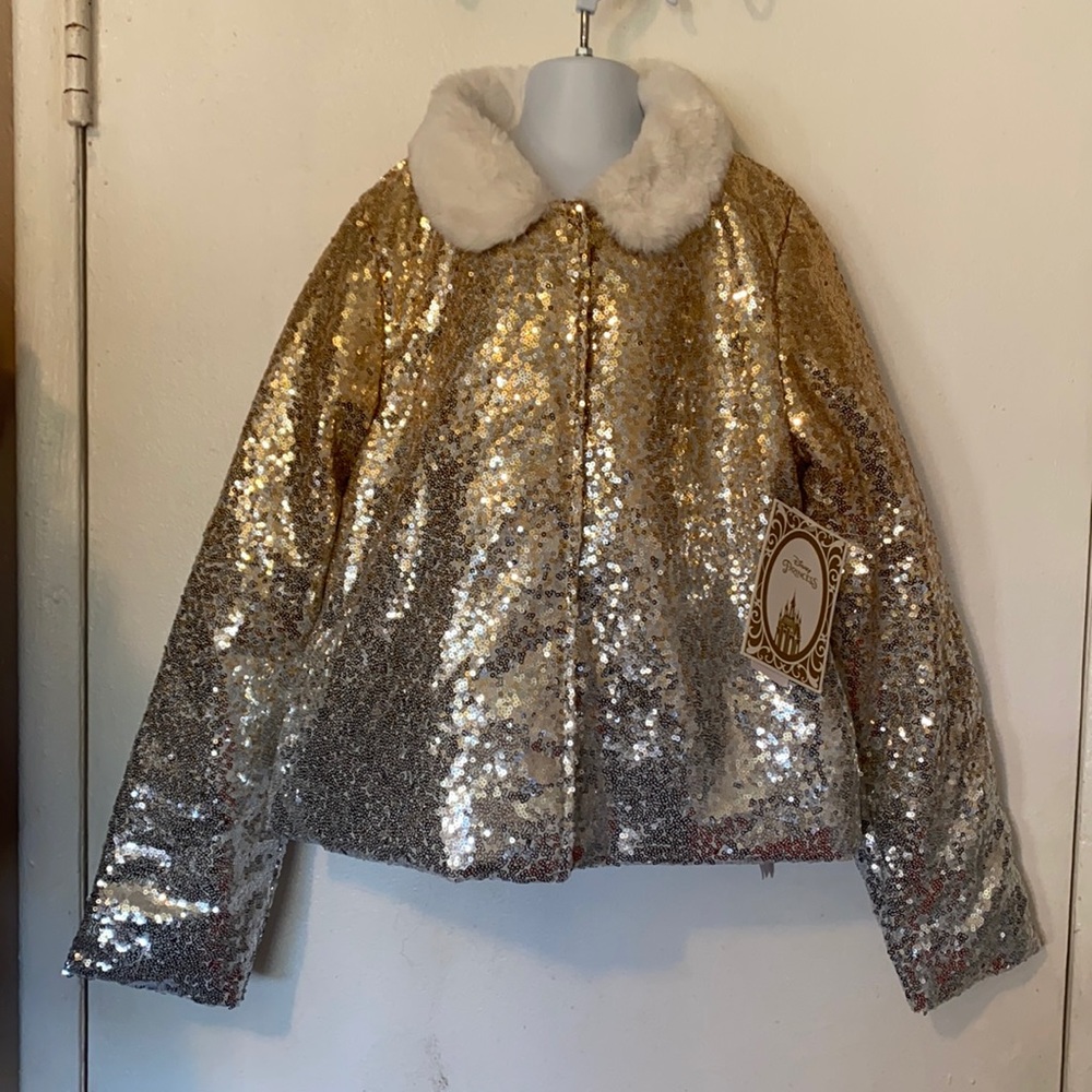 Disney Princess BNWT Sequin Jacket Size 9/10